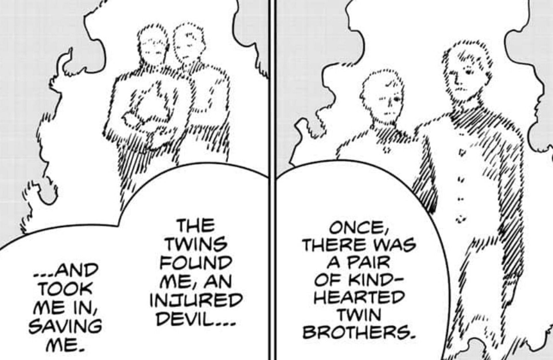 The Fire Devil and the brothers (Image via Viz Media)